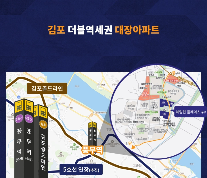 김포 더블역세권 대장아파트 10.15 부동산 대책 미적용!
